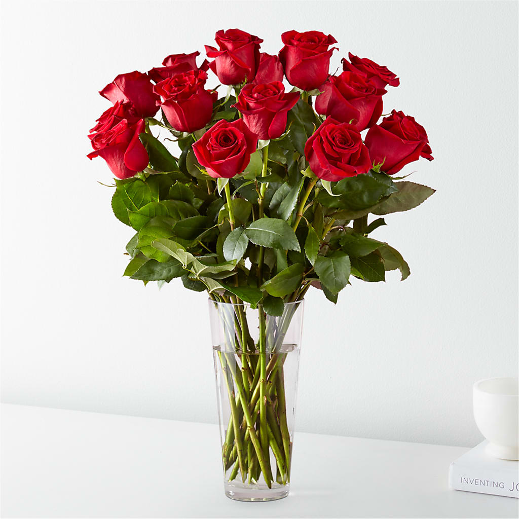 Long Stem Red Rose Bouquet – TALLEY'S FLOWER SHOP, King NC