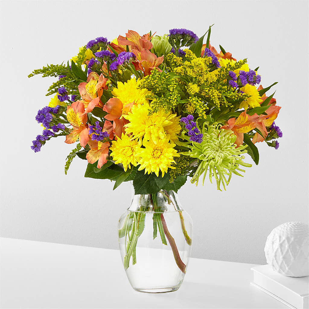 Marmalade Skies Bouquet – TALLEY'S FLOWER SHOP, King NC