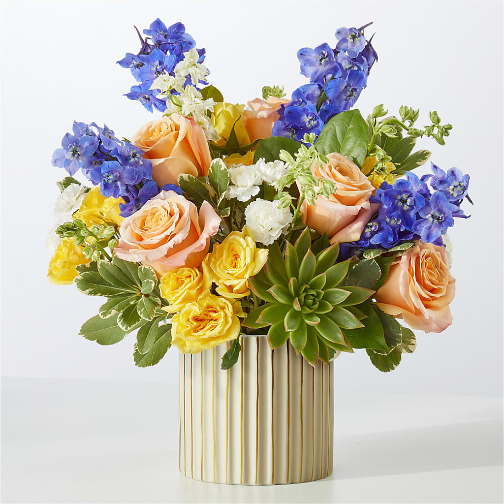 Cobalt Reverie Bouquet – TALLEY'S FLOWER SHOP, King NC
