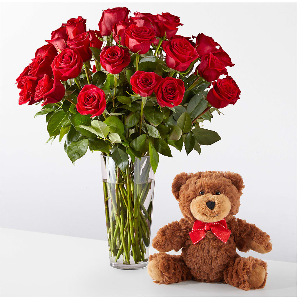 Romantic Long Stem Red Rose Bouquet Bundles – TALLEY'S FLOWER SHOP, King NC
