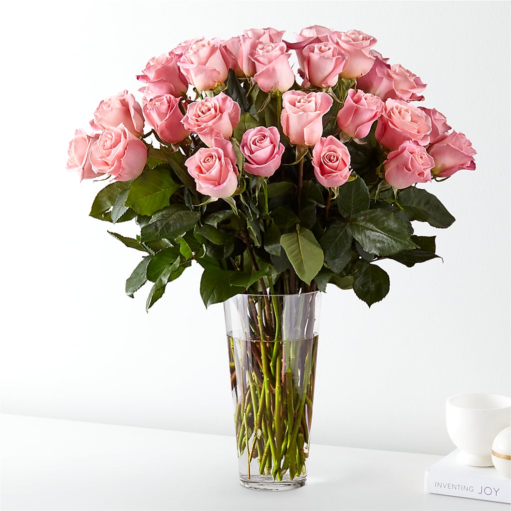 Long Stem Pink Rose Bouquet – TALLEY'S FLOWER SHOP, King NC