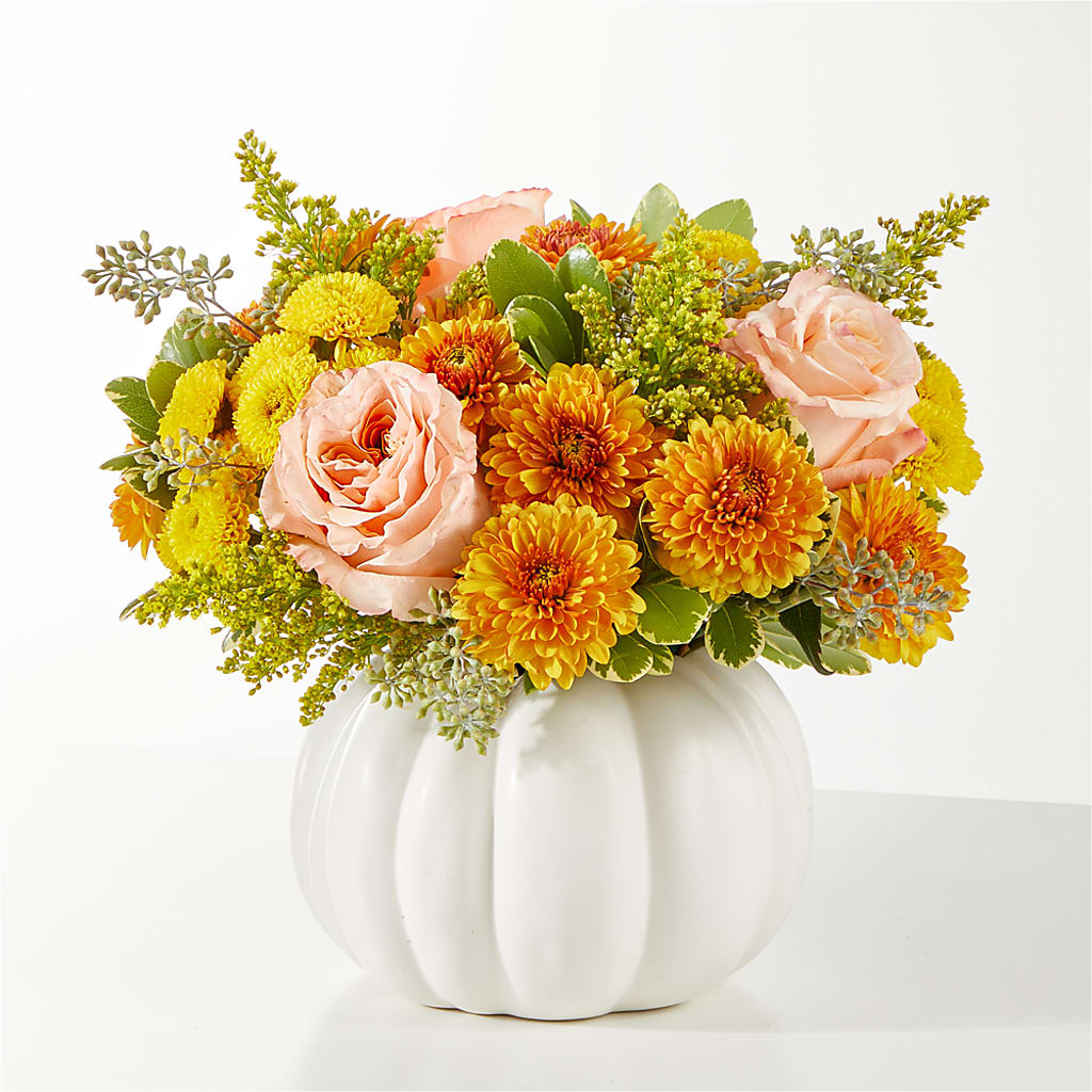Peachy Pumpkin – TALLEY'S FLOWER SHOP, King NC