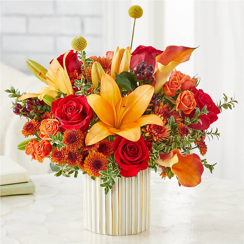 Scarlet Skies Bouquet – TALLEY'S FLOWER SHOP, King NC