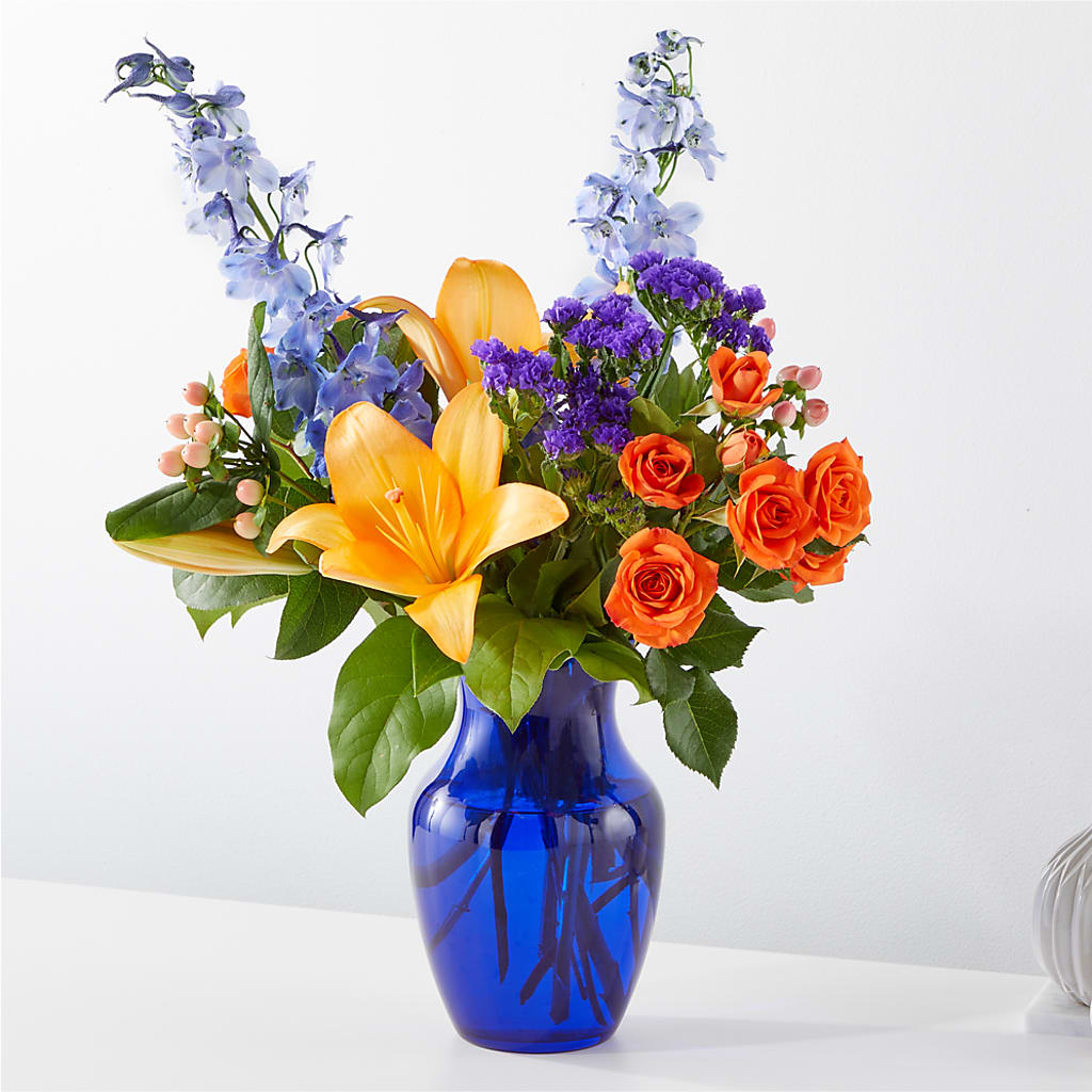 Radiant Citrus Bouquet – TALLEY'S FLOWER SHOP, King NC