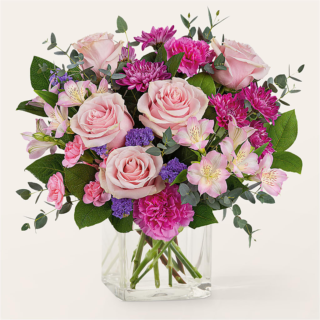 Rosy Radiance Bouquet – TALLEY'S FLOWER SHOP, King NC