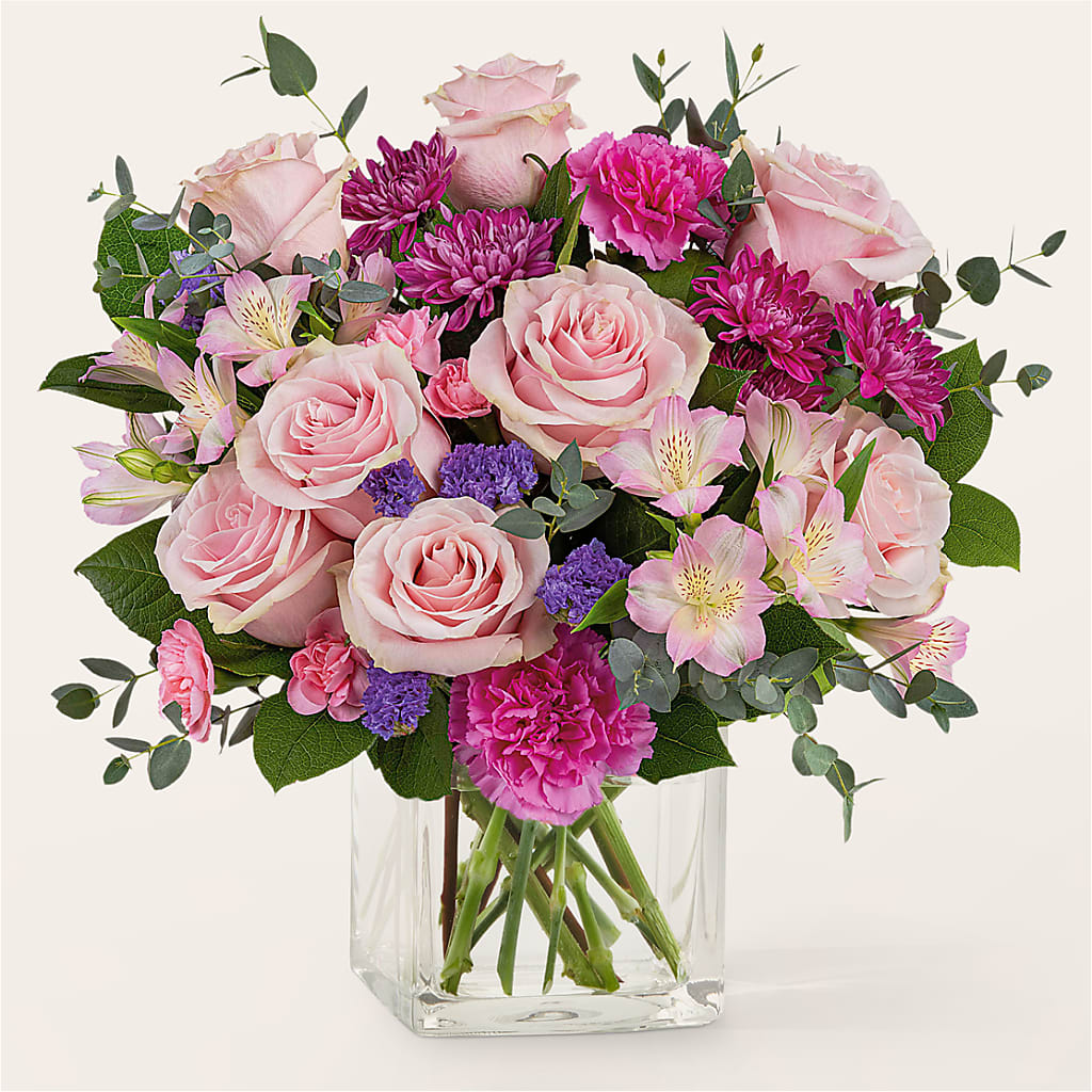 Rosy Radiance Bouquet – TALLEY'S FLOWER SHOP, King NC