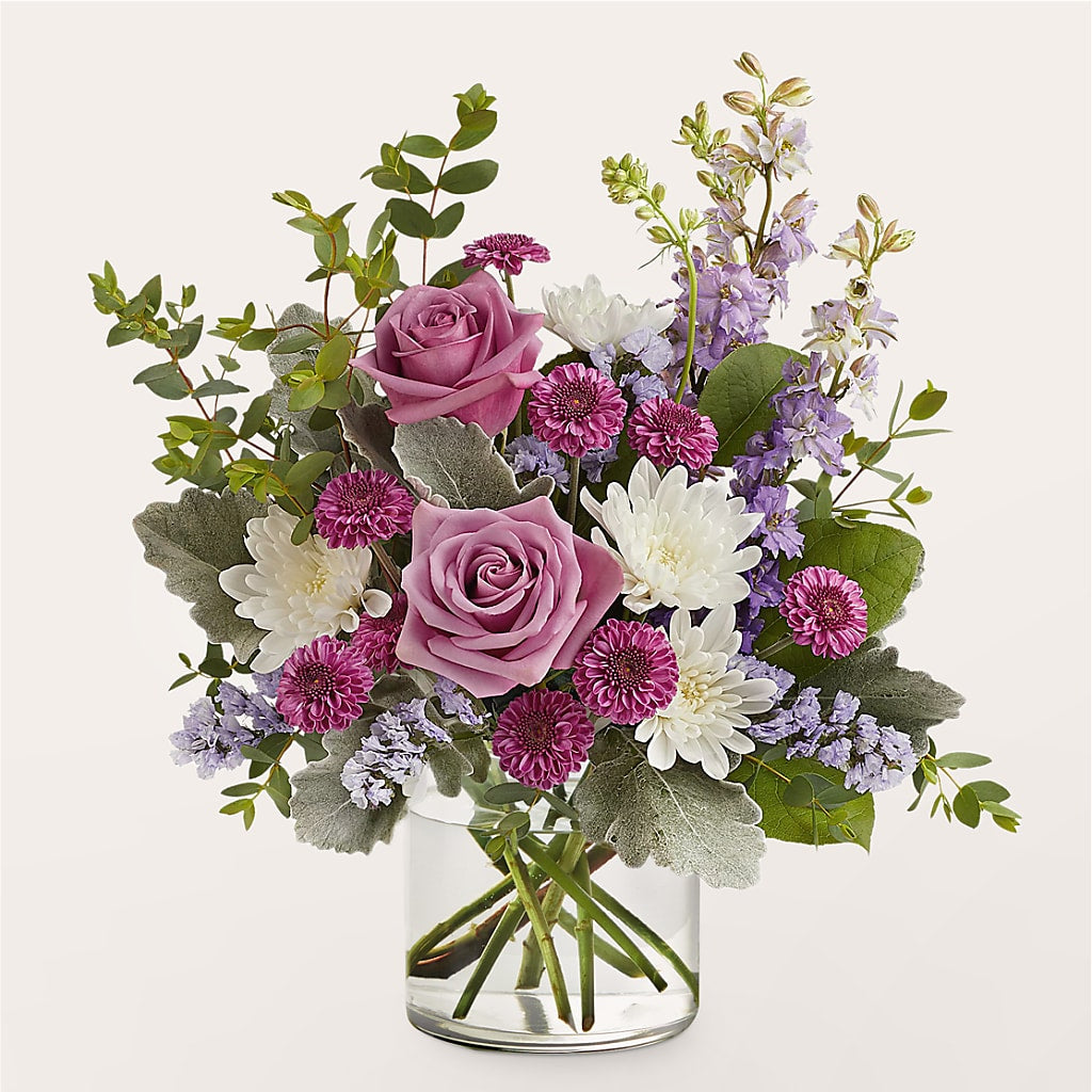 Violet Frost Bouquet – TALLEY'S FLOWER SHOP, King NC