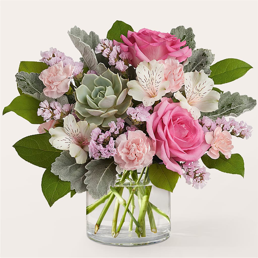 Dusty Rose Bouquet – TALLEY'S FLOWER SHOP, King NC
