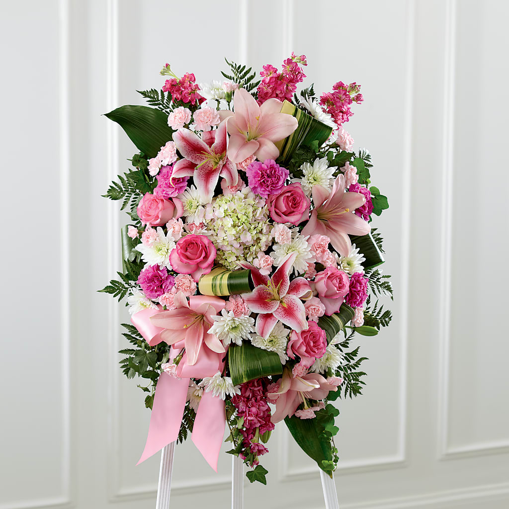 Comforting Standing Spray – TALLEY'S FLOWER SHOP, King NC