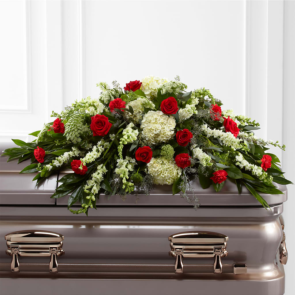 Sincerity Casket Spray – TALLEY'S FLOWER SHOP, King NC