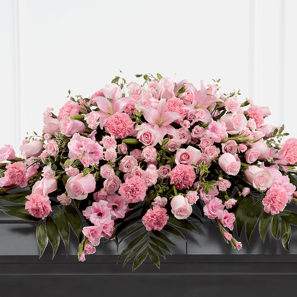 Garden of Comfort Casket Spray (Standard) – TALLEY'S FLOWER SHOP, King NC