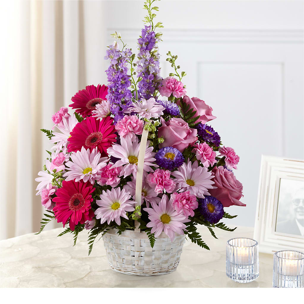 Pastel Peace Basket – TALLEY'S FLOWER SHOP, King NC