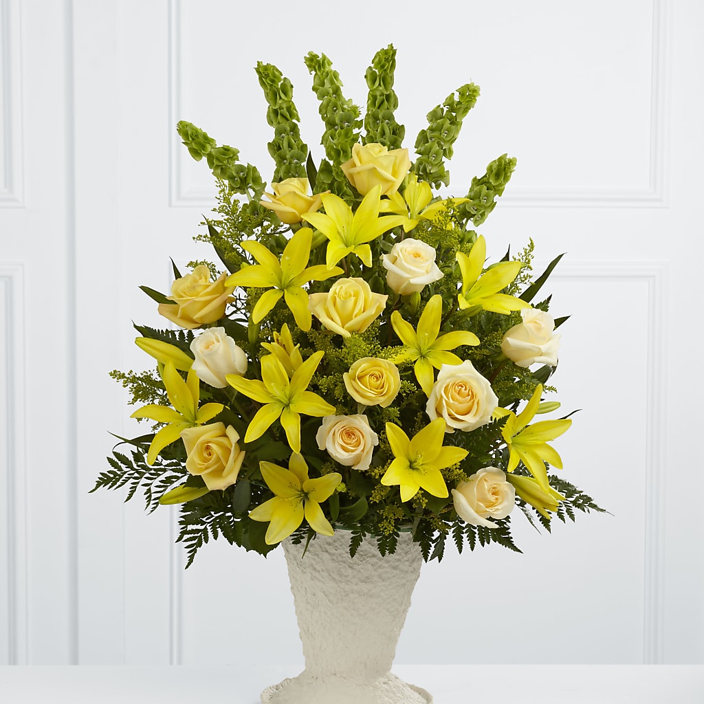 Golden Memories Arrangement – TALLEY'S FLOWER SHOP, King NC
