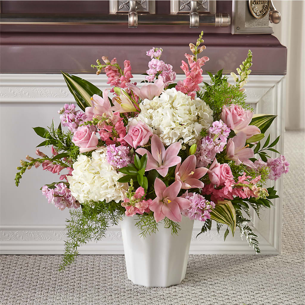 Simply Serene Floor Basket – TALLEY'S FLOWER SHOP, King NC