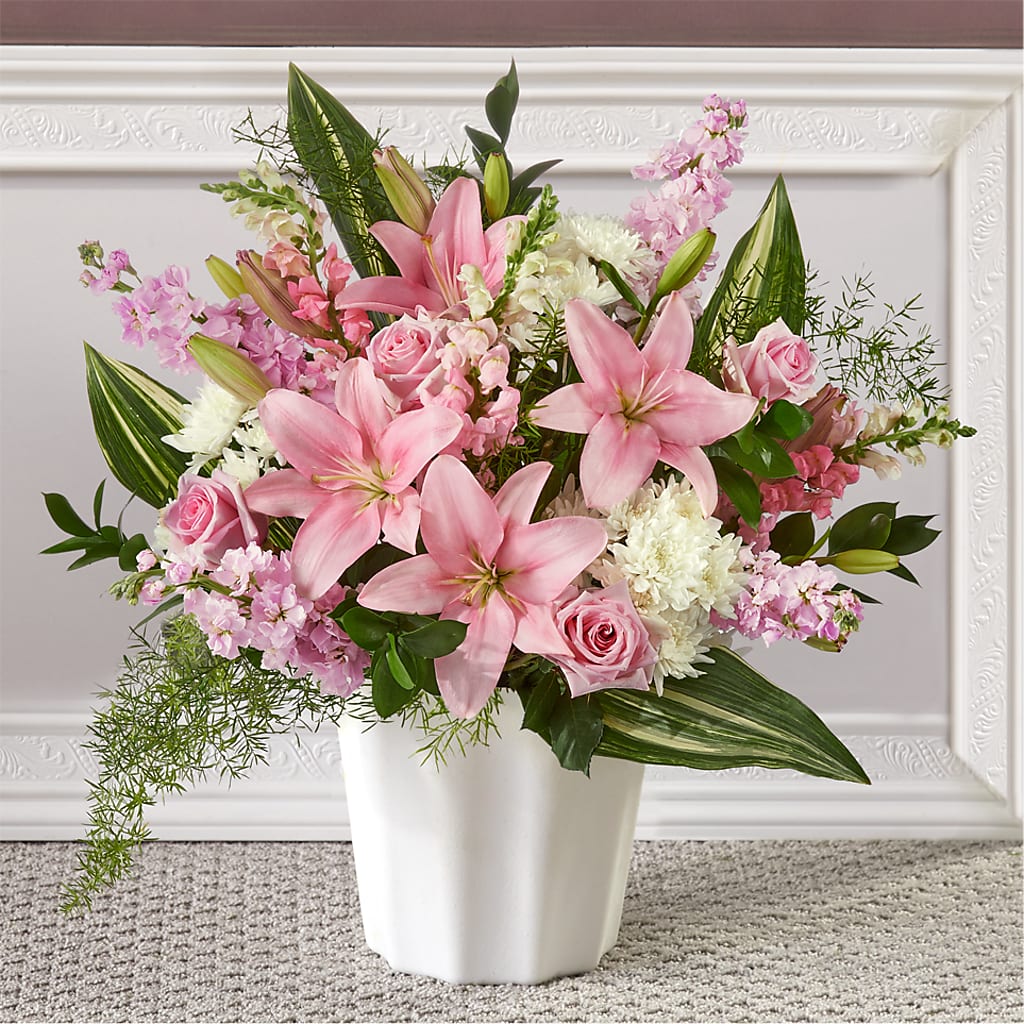 Simply Serene Floor Basket – TALLEY'S FLOWER SHOP, King NC