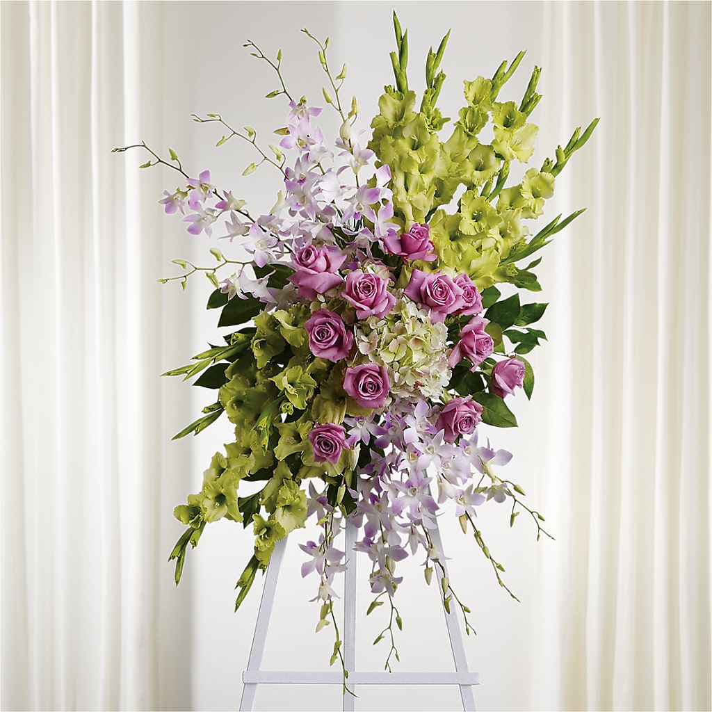 Lasting Legacy Standing Spray – TALLEY'S FLOWER SHOP, King NC