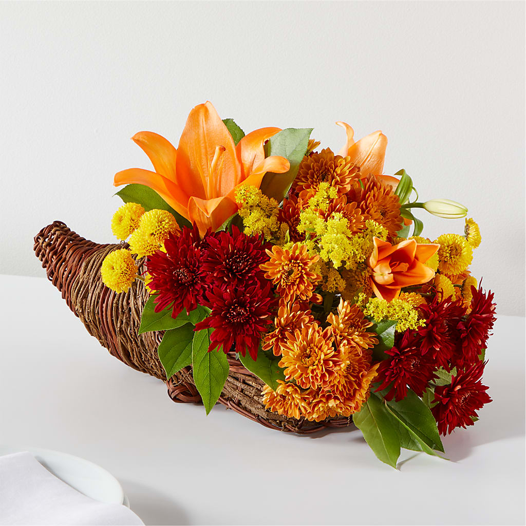 Bouquet of Blessings Cornucopia – TALLEY'S FLOWER SHOP, King NC