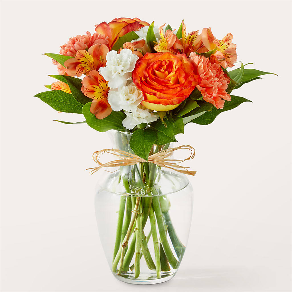 Apricot Glow Bouquet – TALLEY'S FLOWER SHOP, King NC