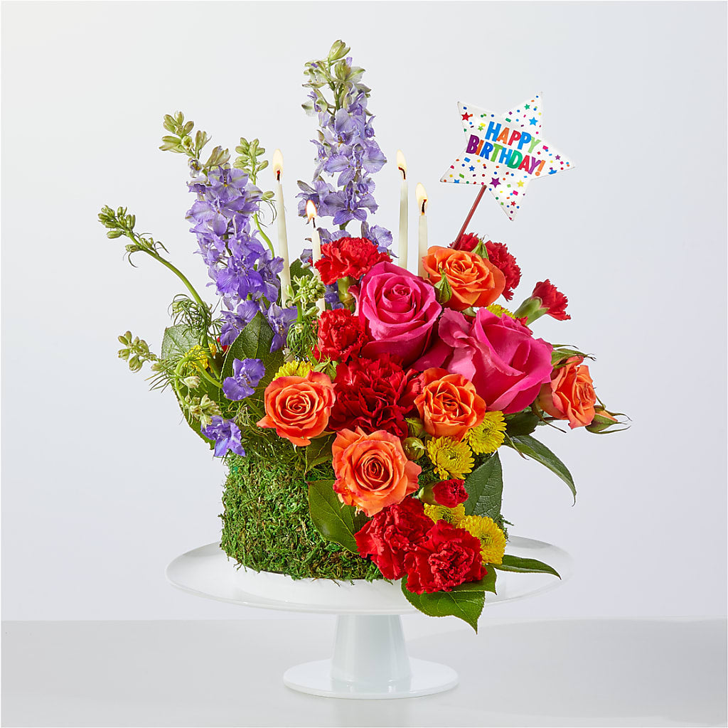 Best Year Yet Floral Cake – TALLEY'S FLOWER SHOP, King NC