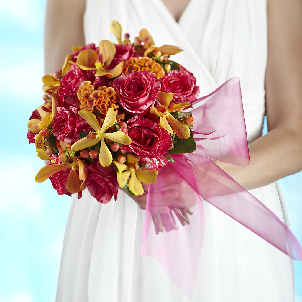 Brilliant Shades of Love Bouquet – TALLEY'S FLOWER SHOP, King NC