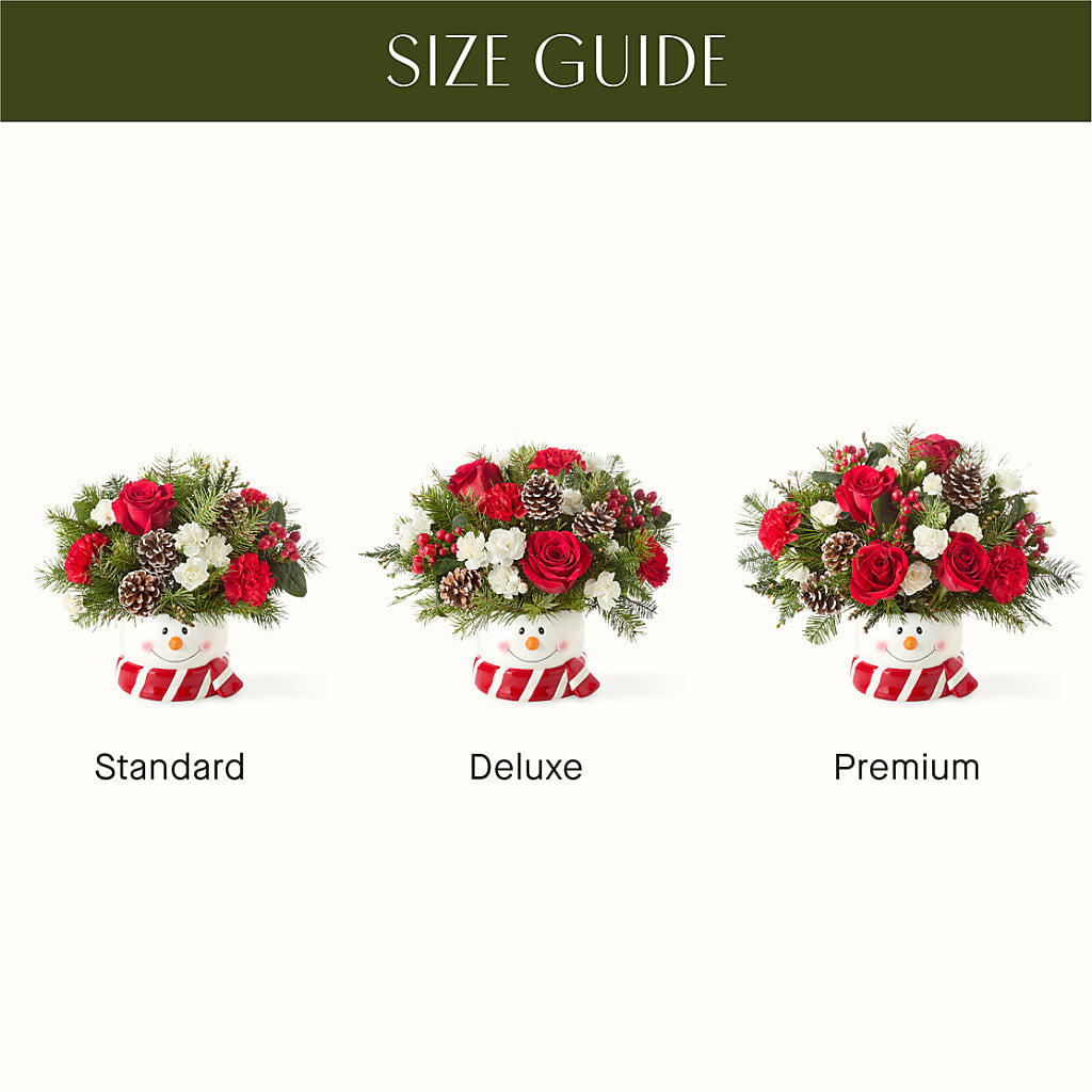 Jolly Snowman Bouquet – TALLEY'S FLOWER SHOP, King NC