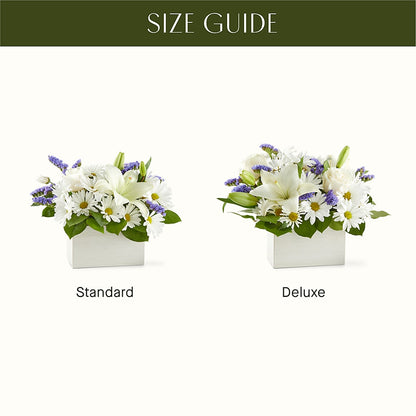 Beyond Blue Box Bouquet – TALLEY'S FLOWER SHOP, King NC