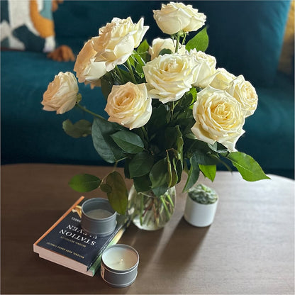 Long Stem Yellow Rose Bouquet – TALLEY'S FLOWER SHOP, King NC