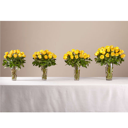 Long Stem Yellow Rose Bouquet – TALLEY'S FLOWER SHOP, King NC