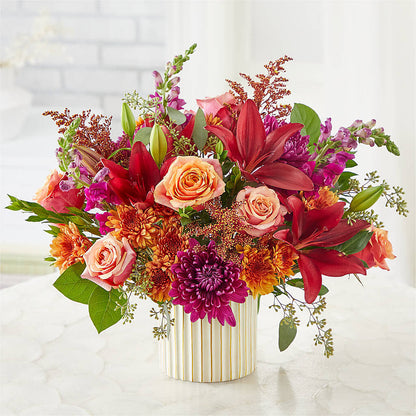 Burgundy Landscape Bouquet – TALLEY'S FLOWER SHOP, King NC