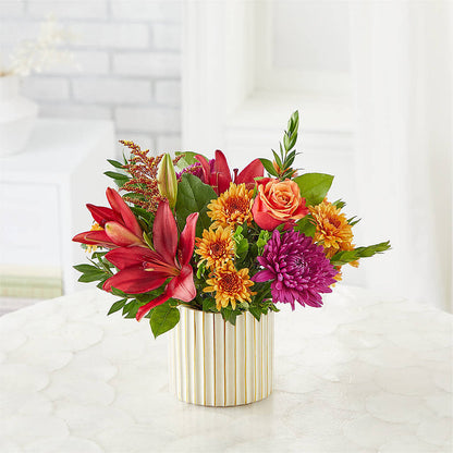 Burgundy Landscape Bouquet – TALLEY'S FLOWER SHOP, King NC