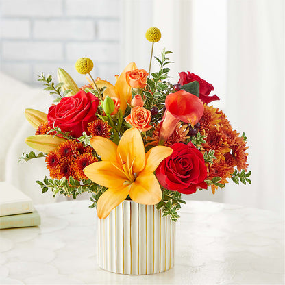 Scarlet Skies Bouquet – TALLEY'S FLOWER SHOP, King NC