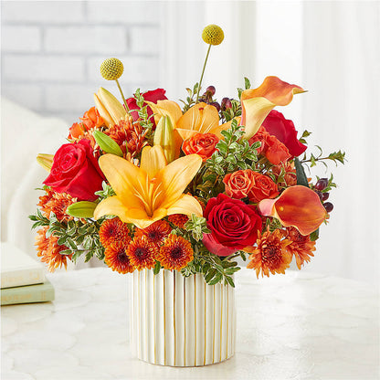 Scarlet Skies Bouquet – TALLEY'S FLOWER SHOP, King NC