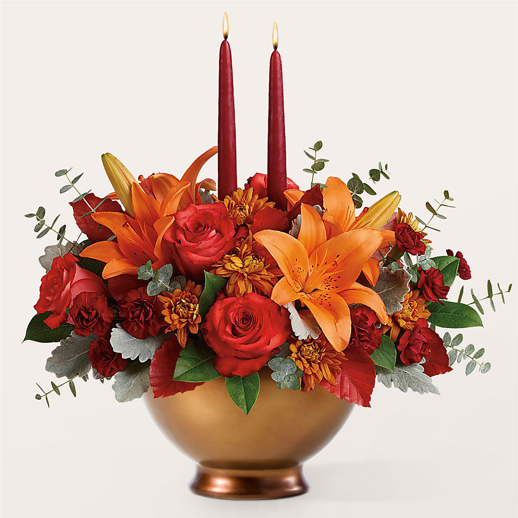 Fruits of Fall Centerpiece – TALLEY'S FLOWER SHOP, King NC