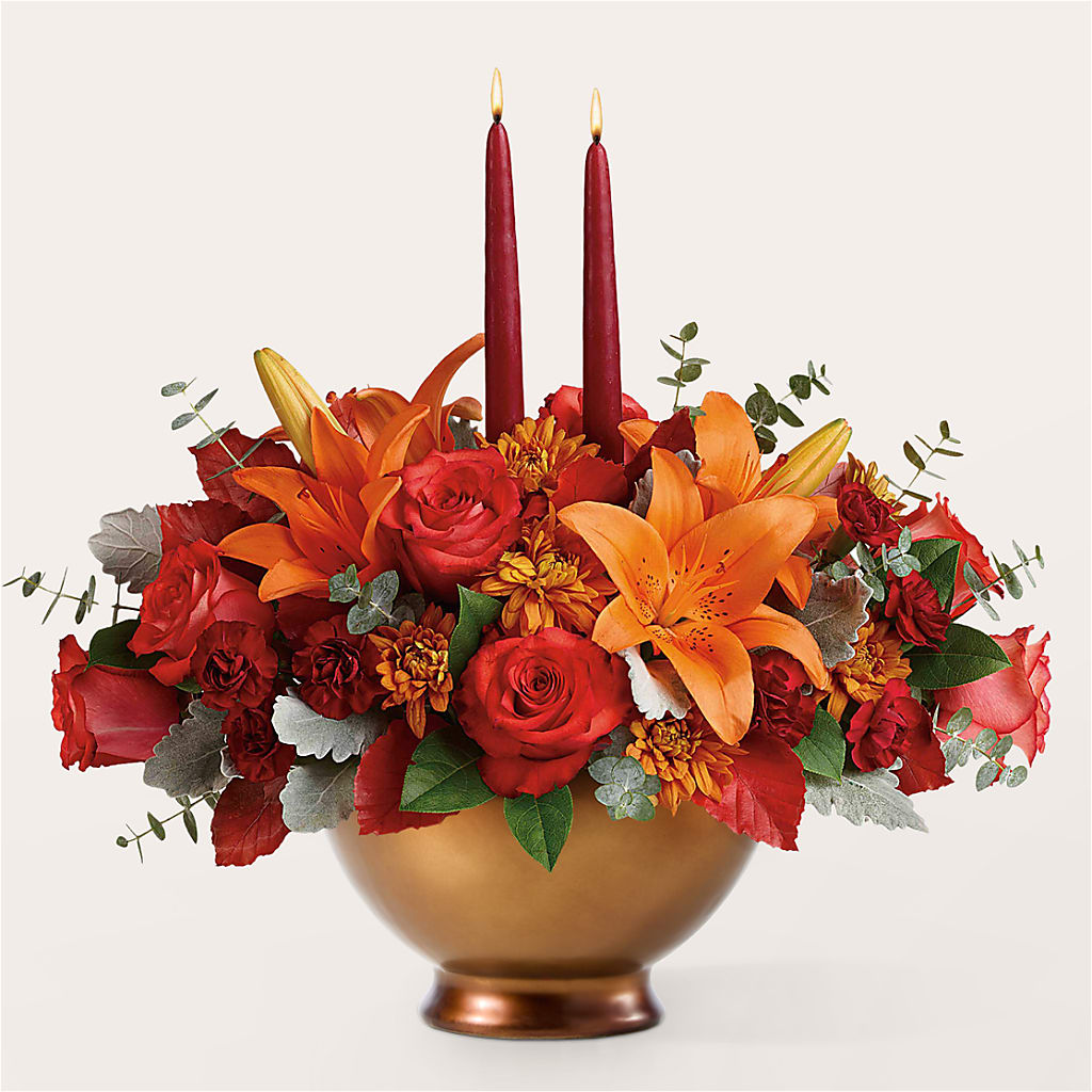 Fruits of Fall Centerpiece – TALLEY'S FLOWER SHOP, King NC