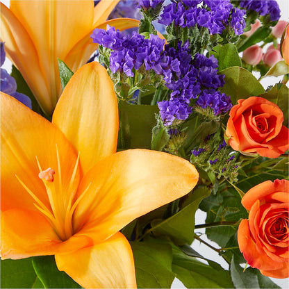 Radiant Citrus Bouquet – TALLEY'S FLOWER SHOP, King NC