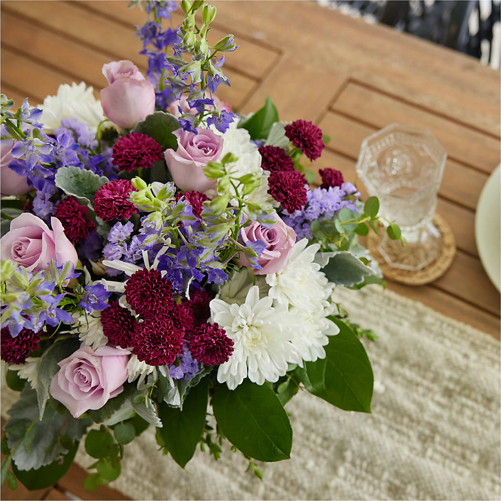 Violet Frost Bouquet – TALLEY'S FLOWER SHOP, King NC