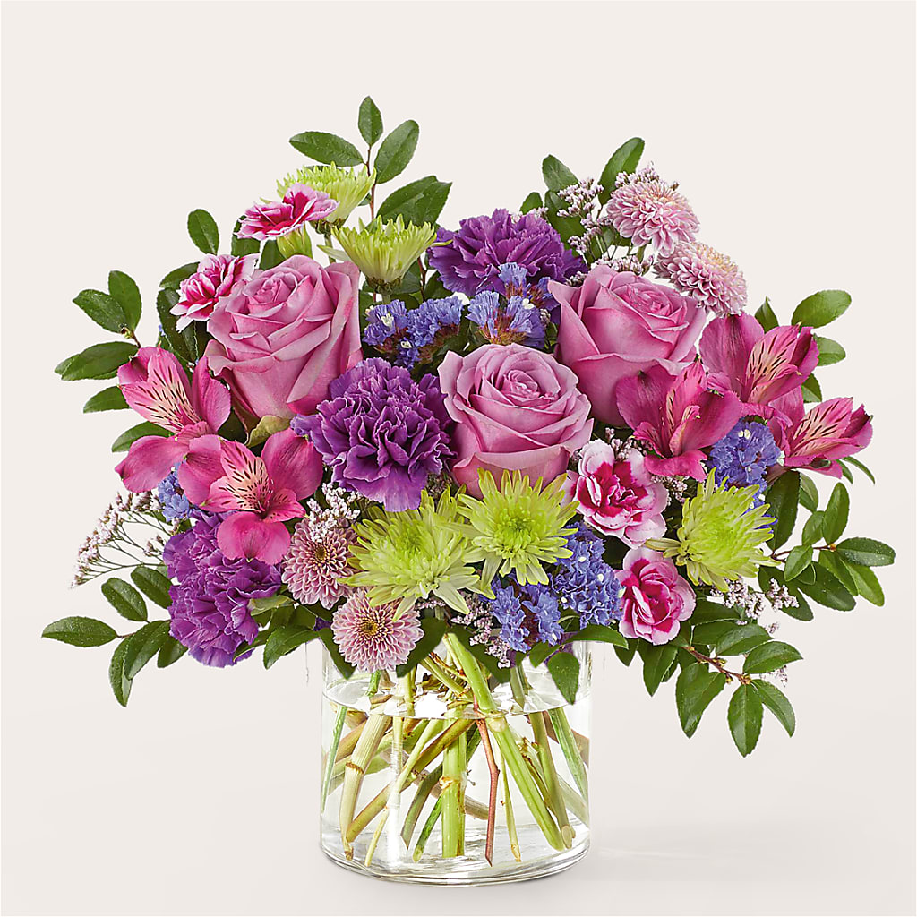 Glass Half Full Bouquet – TALLEY'S FLOWER SHOP, King NC