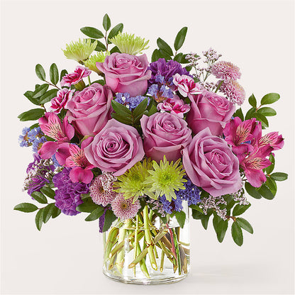 Glass Half Full Bouquet – TALLEY'S FLOWER SHOP, King NC