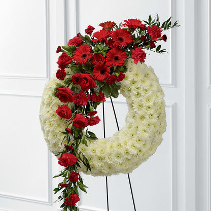 Graceful Tribute Wreath – TALLEY'S FLOWER SHOP, King NC