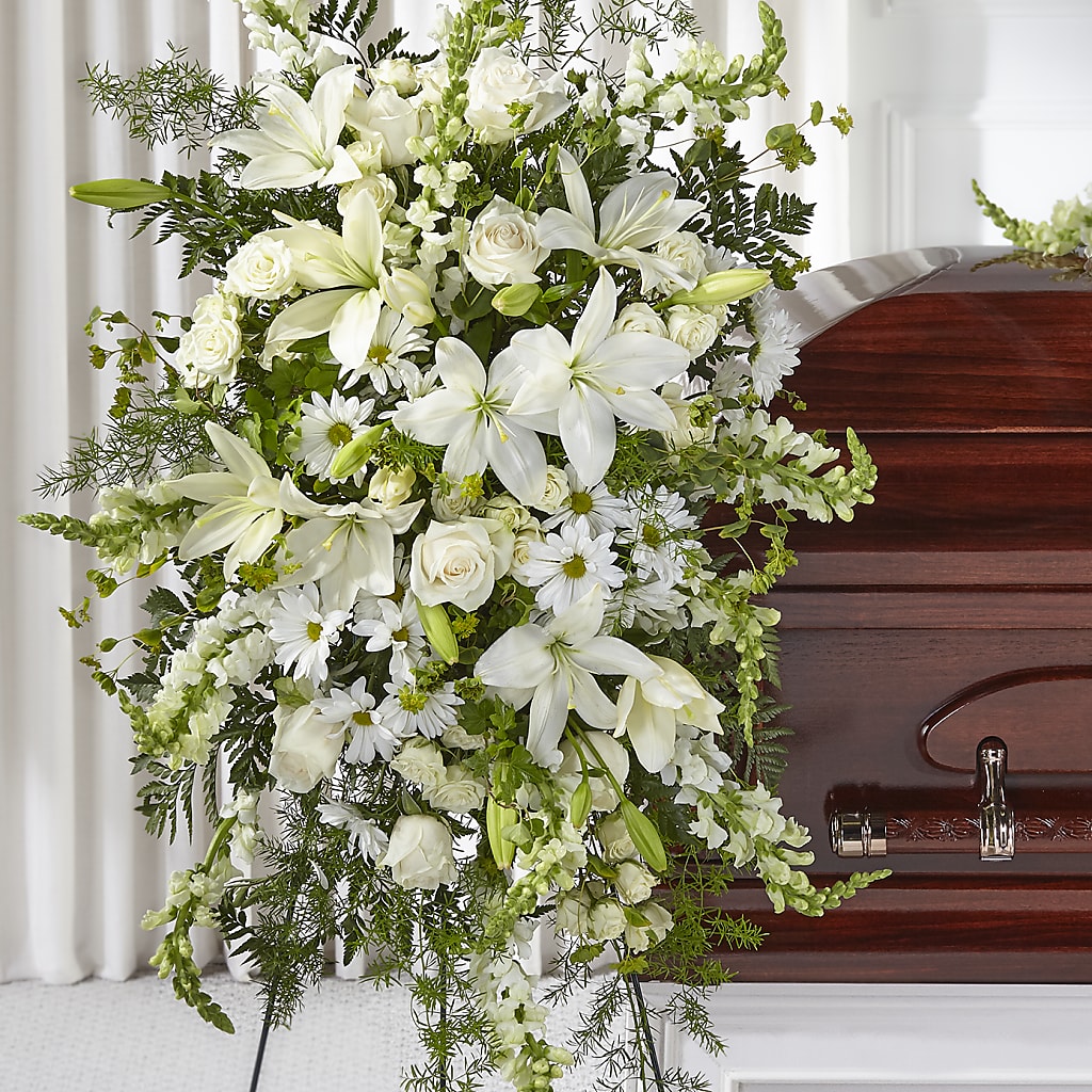 Loving Thoughts Standing Spray – TALLEY'S FLOWER SHOP, King NC