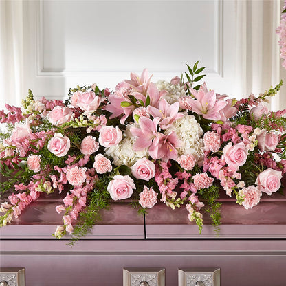 Life & Remembrance Casket Spray – TALLEY'S FLOWER SHOP, King NC
