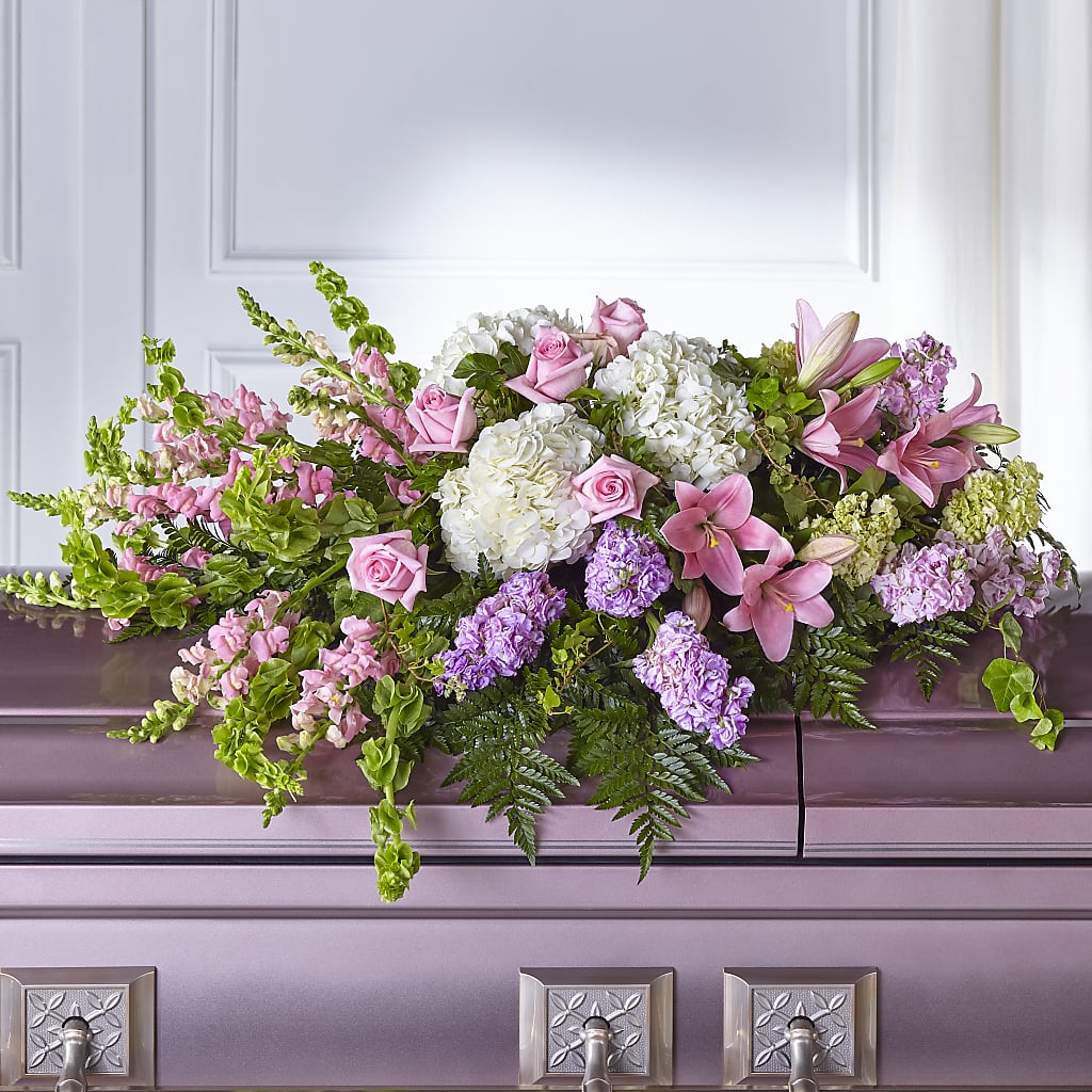 Life's Gratitude Casket Spray – TALLEY'S FLOWER SHOP, King NC