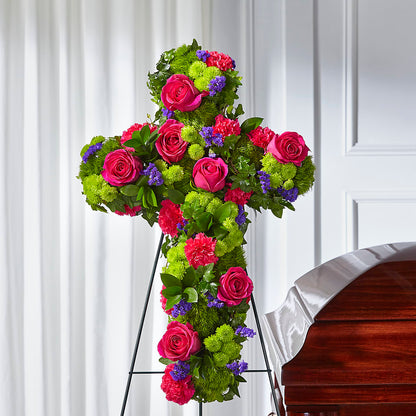 Tribute Rose Floral Cross – TALLEY'S FLOWER SHOP, King NC