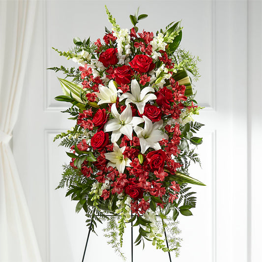 Everlasting Memory Standing Spray – TALLEY'S FLOWER SHOP, King NC