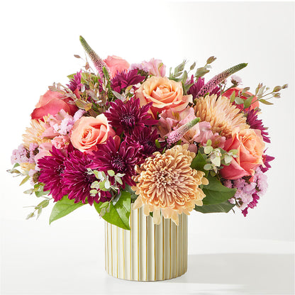 Berry Cobbler Bouquet with Ivory Vase – TALLEY'S FLOWER SHOP, King NC