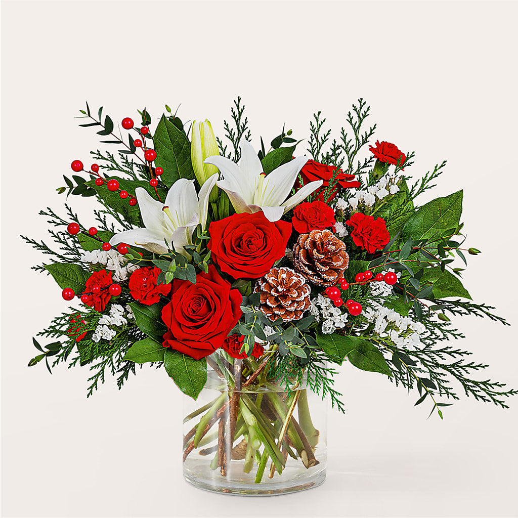Best in Snow Bouquet – TALLEY'S FLOWER SHOP, King NC