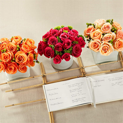 Dawn Rose Centerpiece – TALLEY'S FLOWER SHOP, King NC